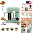 Versatile 3-in-1 Electric Stand Mixer 6.5QT - Agave Green Kitchen Essential