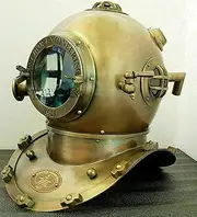 Vintage 18" Diving Helmet Maritime 1921 Anchor Engineering Deep SCA Antique Scuba Divers Helmet Replica Reproduction Rustic Vintage Home Decor Gifts