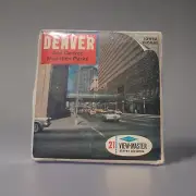 Vtg NOS DENVER Colorado 3d View-Master 3 Reel Packet Rocky Mtn US Mint 60’s