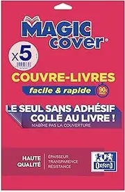 Elba Magic Cover Pack of 5 Sheets A4 Colourless PVC Book