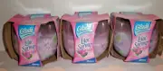 (3) Glade LILAC SPRING DECORATIVE CANDLES 4 ounce each candle FROM YEAR 2002