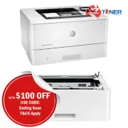 BUNDLE:HP M404dw Mono Laser Printer+550-Sheet Feeder Tray W1A56A+D9P29A M404dtw