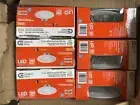 5 & 6 in White Recessed LED Trim Reborde blanco para luces LED empotradas,