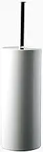 Ceramic Stoneware Toilet Brush Holder - White