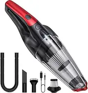 [FYA] Handheld Vacuum Cleaner Wireless, 7KPA High Power Hand Held Vacuuming Cordless with LED Light HEPA Filter, Rechargeable Car Vacuum for Home Car Corner Stairs Pet Hair Dust Clean…