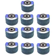 100 Pcs 4-1/2" X 7/8" 40 Grits Premium Zirconia Flap Discs Grinding Wheel San...