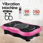 Pink Vibrating Exercise Platform Everfit Body Shaper Fat Burning Machine Plate