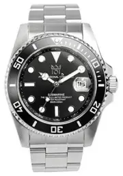 [HYAKUICHI 101] Divers watch date display 200 m waterproof black men?fs japan