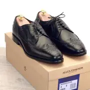 * NIB * $425 Allen Edmonds MCGREGOR 8 D Black * new Cedar Trees AE Bags o