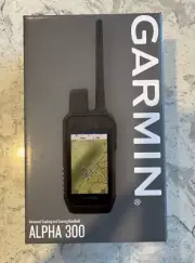 Garmin Alpha 300 Advanced Tracking and Training Handheld GPS - BRAND NEW