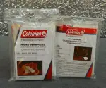 Coleman Brand Hand & Toe Warmers 100° for up to 7 Hours 2 Pack 8 Total Count