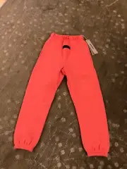 Essentials Fear of God kids girl pink sweat pants size 6/7 NWT