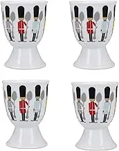 KitchenCraft Egg Cup Set of 4, Porcelain