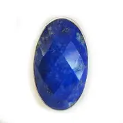 Offerings Sajen Ornate Sterling Silver Faceted Lapis Ring Size 7