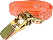Sewroro Heavy Duty Ratchet Tie Down Strap Durable Cargo Lashing Strap for Outdoor Equipment Kayak Boat Trailer and Luggage Easy to Use and Store