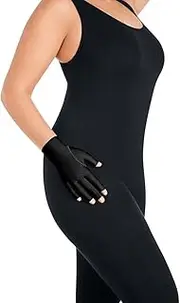 JOBST Bella Lite Compression Gloves, 15-20 mmHg, Glove, Black, Size 2