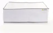PERFECT DUST COVER White Nylon Waterproof Dust Cover Compatible with HP Envy Pro 6400e, 6452e, 6455e, 6458e All-in-One Printers, Pull On Closure, 17.1"W x 17.1"D x 6.8"H