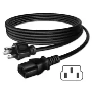 UL 6ft AC Power Cord Cable For AOC CQ30G3E 27G2S CQ27G2 24G2 27G2 Gaming Monitor