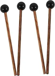 SUPVOX 2 Pairs Tongue Drum Mallets: Wood Percussion Sticks For Steel Tongue Drum - Musical Instrument Drumsticks For Beginners And Professionals