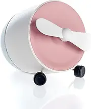 Pallo Pout Ears 1 - Portable Bluetooth Speaker with Mini Fan Rechargeable 4.5 Hours Running Time Compatible with Tablet Smartphone and PC (Pink)