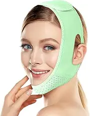 NISENTIA Chin Mask, Double Chin Remover, Tightener Mask, Reusable V-Line Mask, Chin Strap, V Line Face Lifting Mask, Face Tightening Band, Chin Strap, Double Chin Reducer Face Masks