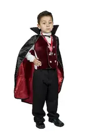 Vampire Costume Boys kids Child Gothic/Dracula Vampire Size S M 4,5,6,7,8