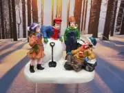 Resin New Christmas Village Jumbo Giant Snowball Decorative Figurine kids