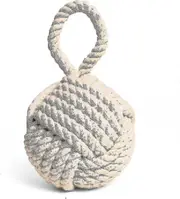 Rope Door Stop, Weighted Door Stop, Knotted Nautical Door Stop