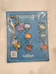 New Genshin Impact Slime Acrylic Keychain Charm Set Fontaine Art Exhibition