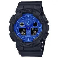 在飛比找Yahoo!奇摩拍賣優惠-【柏儷鐘錶】CASIO G-Shock 雙顯示 藍黑 變形蟲