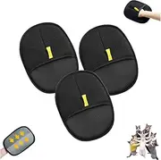 Yomi Pet Hair Remover Glove, Electrostatic Pet Hair Removal Glove, Double Sided Pets Grooming Gloves, Pethair Remover Electrostatic Gloves, Static Removal Glovesfor Pet Hair