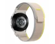 Trail Loop Watch Straps with the Samsung Galaxy Watch 6 (40mm) - Beige and Yellow
