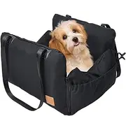 Dog Car Seat | Travel Back Seat Bed Breathable Automobile Nest - Portable Puppy Cat Bed with Side Zipper for Vehicles, Travel Small Pets