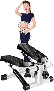 Stepper LCD Monitor, Multi-Function Exercise Machine, Weight-Loss Hydraulic Mini Stovepipe Stair Stepper for Home Office