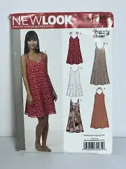 New Look Sewing Pattern 6804 Womens Sundresses 5 Styles Size 8-18