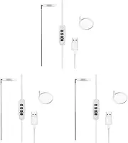 Binxind 3X Grow Lights for Indoor Plants, Full Spectrum LED Plant Light with Stand Height Adjustable Auto Timer, for Plants