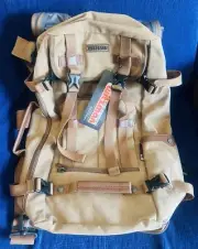 WITZMAN Canvas Backpack Vintage Travel Backpack Large Laptop Bags Convertible...