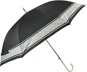 [ベーシックスタンダード] Long Umbrella, Parasol, Sun or Rain, Women's, Cute, Cat, Lightweight, Ribs, 22.8 inches (58 cm), Inner Coating, 99.9% UV Protection, First Class Light Blocking, UPF50+, Heat Shield, One-Touch Jump