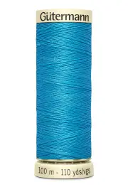Gutermann Sew-all Thread 100m #197 LIGHT CARIBBEAN BLUE, 100% Polyester