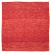 Vintage Hand Woven Carpet 5'10" x 6'2" Traditional Wool Kilim Rug