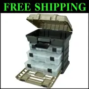 Molding 1363 Stow N Go Toolbox - Impact-Resistant Graphite Gray & Sandstone