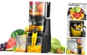 Cold Press Juicer,Slow Masticating Juicer Machines with 5.3" Large Feed Chute