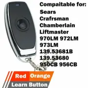 1/2PC Garage Gate Door Opener Remote Control Duplicator 1-Channel Remote Control