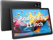 11 Inch Tablet Android 14 Tablet,128GB Pad with Protective Case, Octa Core Processor, WiFi 6, 11'' IPS HD Display, 8000mAh Battery, 2+8MP Dual Camera