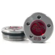 2 x 25g Custom Weights for Titleist Scotty Cameron Putters "Jester Crown" Red