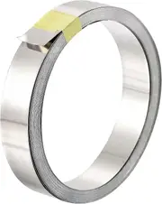 1 Roll 10 Meter Nickel-Plated Steel Strip, Connecting Plate Steel Tape 15x0.15mm(WxT)