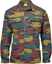Original Belgian Army Field Combat Jacket Rip Stop BDU Military Surplus