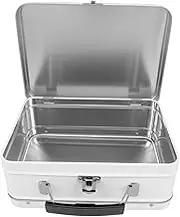 CATIEBYE Portable Metal Candy Tin Box Tinplate Lunch Container for Sandwiches Fruits Nuts Vegetable Storage Picnic School