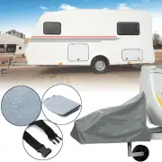 Universal Caravan Hitch Cover Grey RV Trailer Tow Ball Coupling Lock Cover
