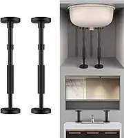 Undermount Sink Brackets, Kitchen Sink Cabinet, Adjustable Countertop Support Brackets and Installation Kit, Simple Installation, Never Fall Complete Sink Repair System. (Nylon Two)